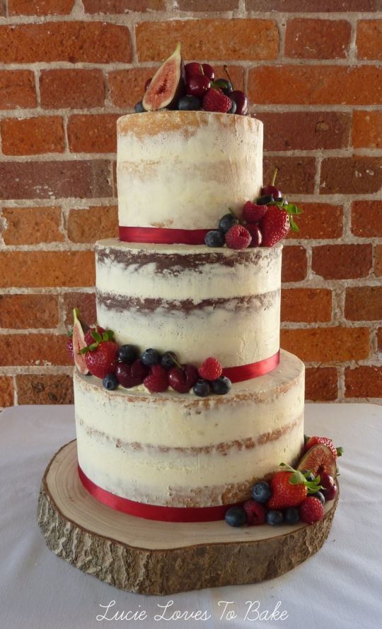Vegan Wedding Cake Recipes
 Semi Naked Vegan Wedding Cake in Dorset cake by