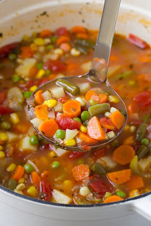 Vegetable Soups Healthy
 Ve able Soup Cooking Classy