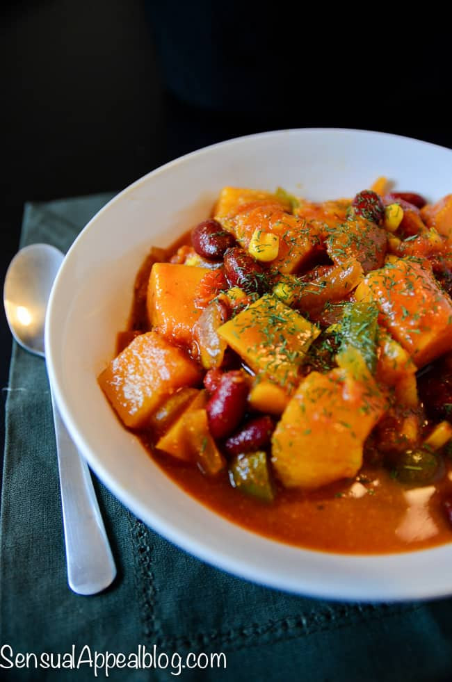 Vegetarian Crock Pot Recipes Healthy
 Vegan Butternut Chili Healthy Crock Pot Recipe Sensual
