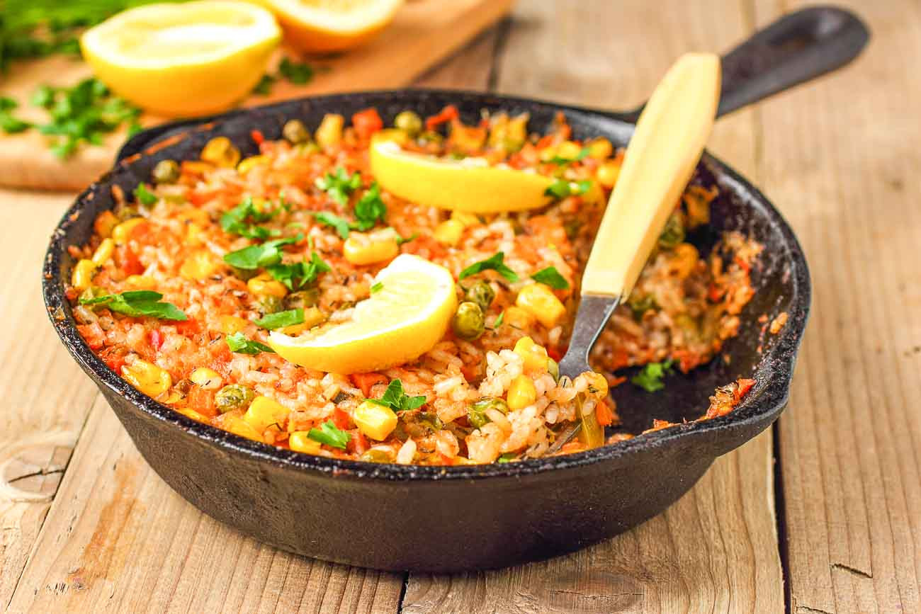 Vegetarian Healthy Recipes
 Smoked Ve arian Spanish Rice Recipe by Archana s Kitchen