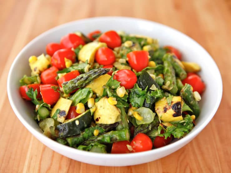 Vegetarian Recipes For Summer
 Grilled Ve able Salad Delicious Summer Salad