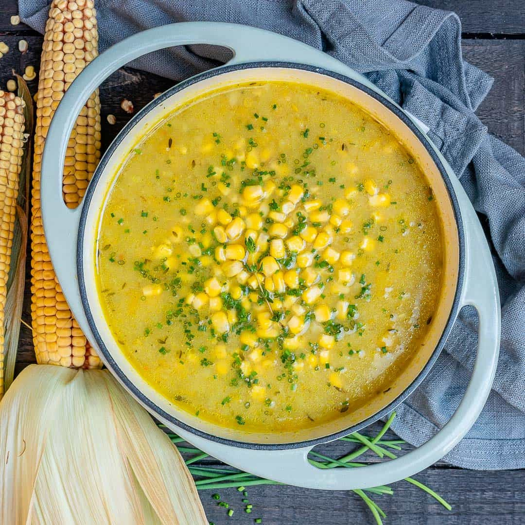 Vegetarian Summer Corn Chowder
 Healthy Summer Corn Chowder Ve arian and Gluten Free