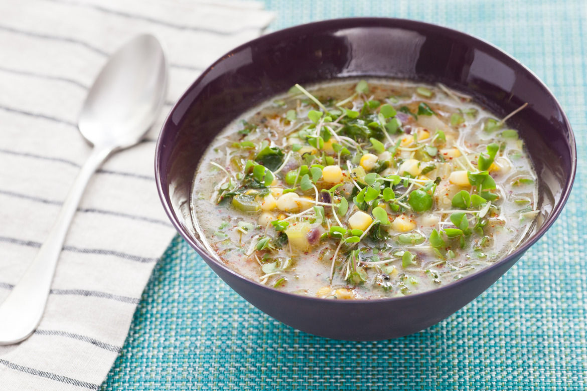 Vegetarian Summer Corn Chowder
 Recipe Summer Corn & Ve able Chowder Blue Apron