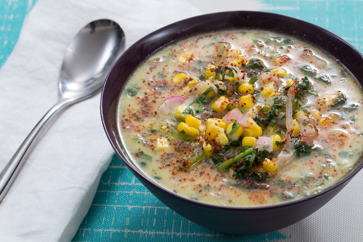 Vegetarian Summer Corn Chowder
 Recipe Summer Corn & Ve able Chowder Blue Apron