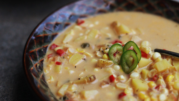 Vegetarian Summer Corn Chowder
 Ve arian Corn Chowder Recipe