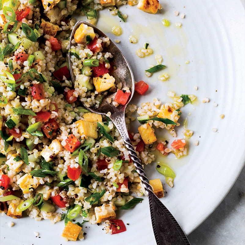 Vegetarian Summer Dinner Recipes
 Seared Tofu Tabbouleh Recipe Kay Chun