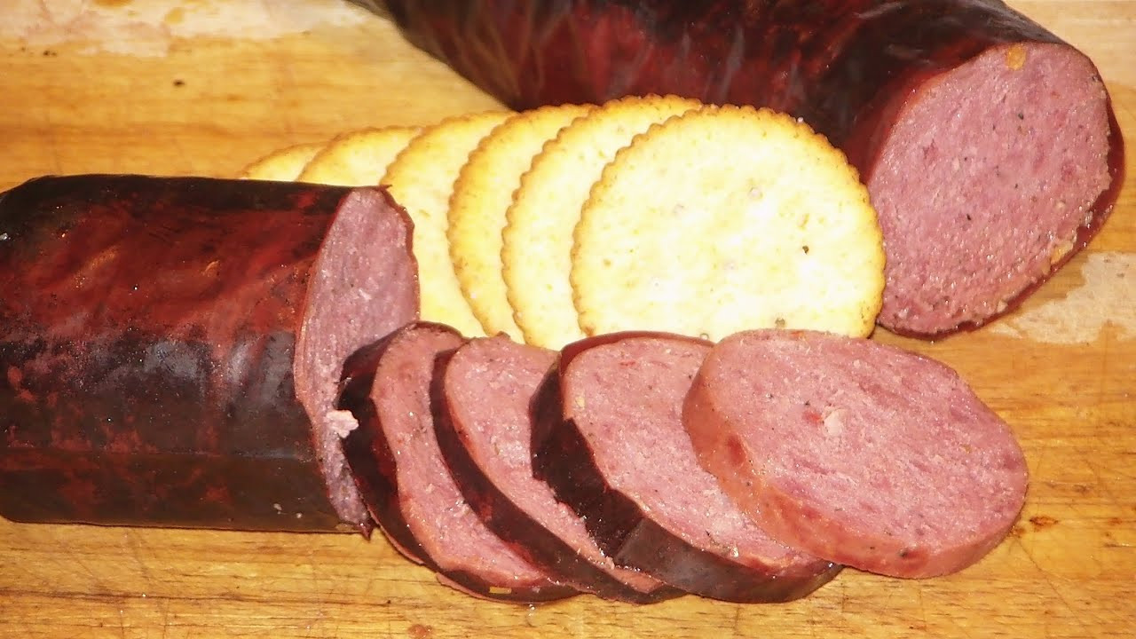 Venison Summer Sausage Recipes
 JTO 117 HICKORY SMOKED DEER SUMMER SAUSAGE