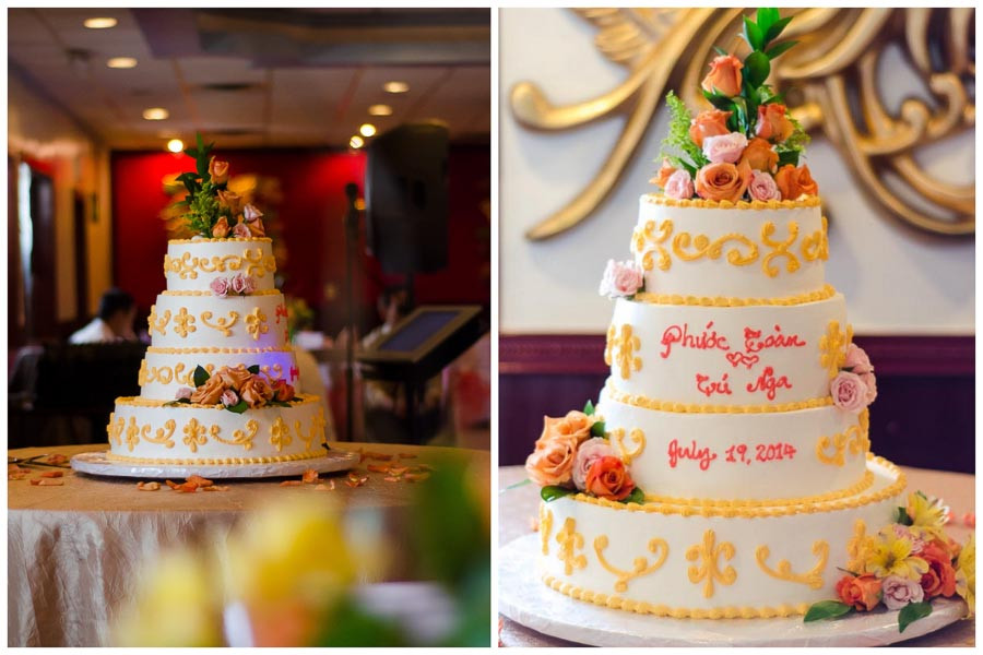 Vietnamese Wedding Cakes
 St Joseph Wedding & Kirin Court Reception