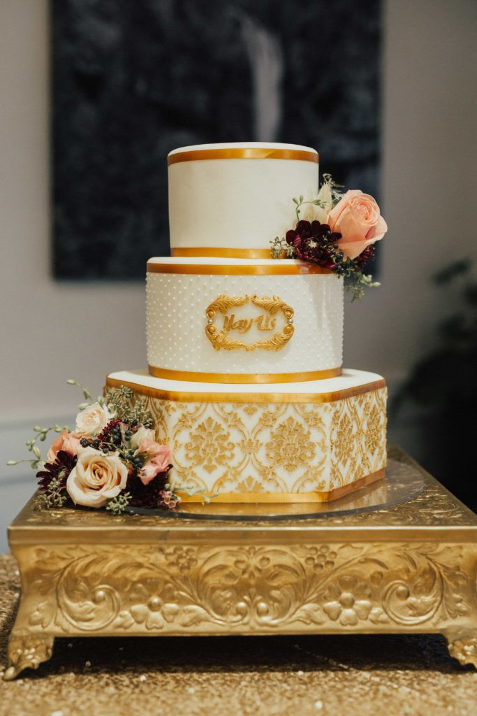 Vietnamese Wedding Cakes
 An Elegant Vietnamese American Wedding The Falls Weddings