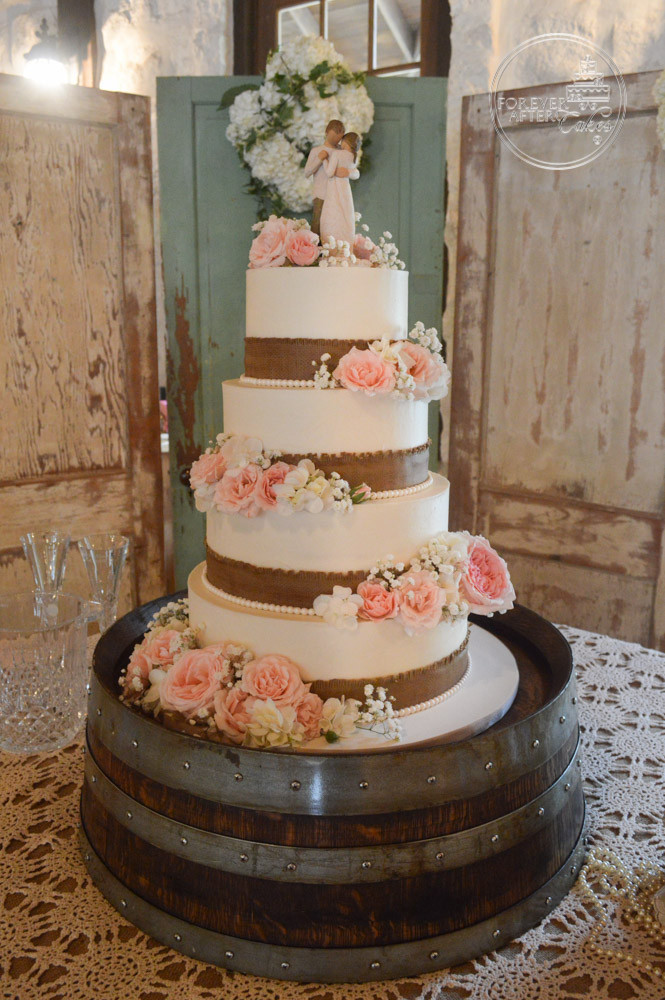 Vintage Rustic Wedding Cakes
 Forever After Cakes