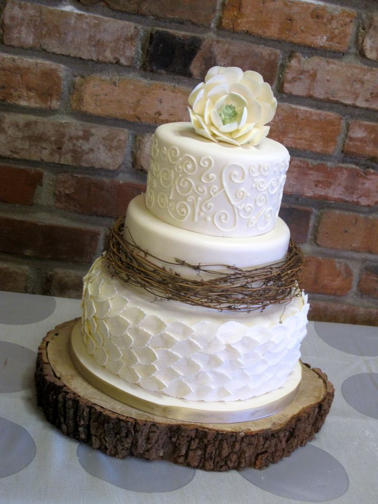 Vintage Rustic Wedding Cakes
 110 best Rustic wedding cakes images on Pinterest