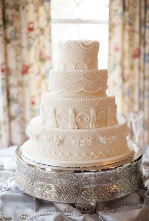 Vintage Style Wedding Cakes
 30 Chic Vintage Style Wedding Cakes With An Old World Feel