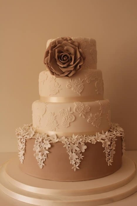 Vintage Style Wedding Cakes
 Vintage style wedding cake cake by Tillymakes CakesDecor