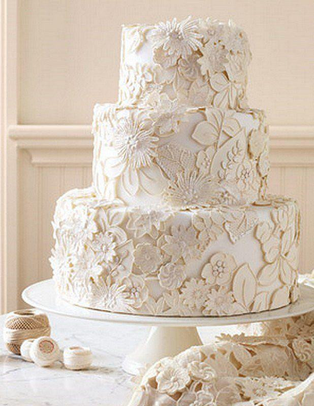 Vintage Style Wedding Cakes
 Vintage Wedding Vintage Lace Wedding Cake Design