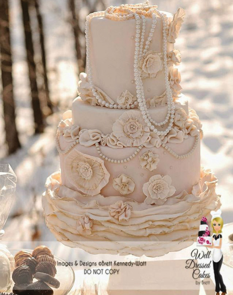 Vintage Wedding Cakes Pictures
 Well Dressed Cakes by Brett – Wedding Cakes