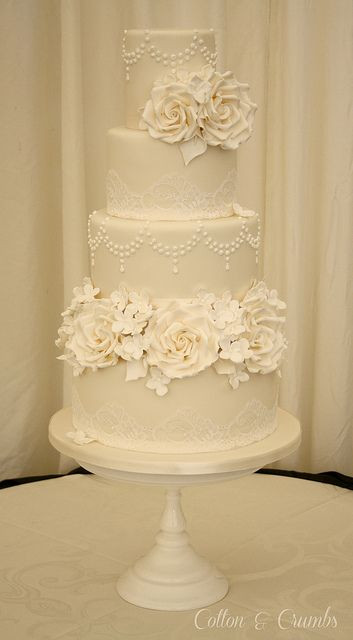 Vintage Wedding Cakes Pictures
 Best 25 Lace wedding cakes ideas on Pinterest