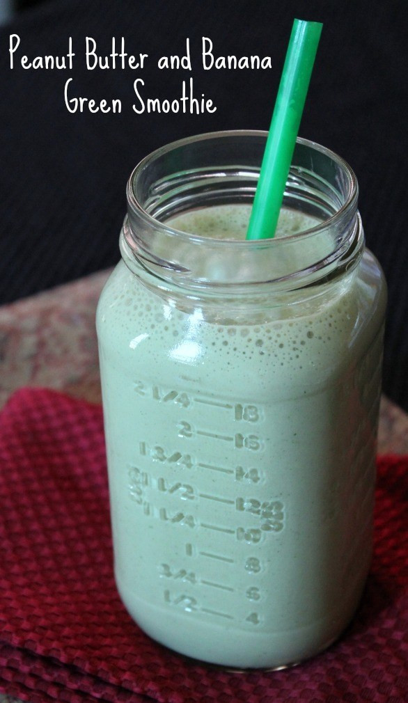 Vitamix Healthy Smoothie Recipes
 Peanut Butter and Banana Green Smoothie Organize