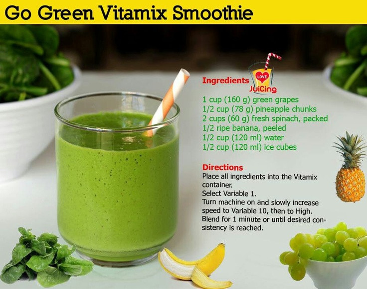 Vitamix Healthy Smoothie Recipes
 62 best Green Smoothie Cleanse images on Pinterest