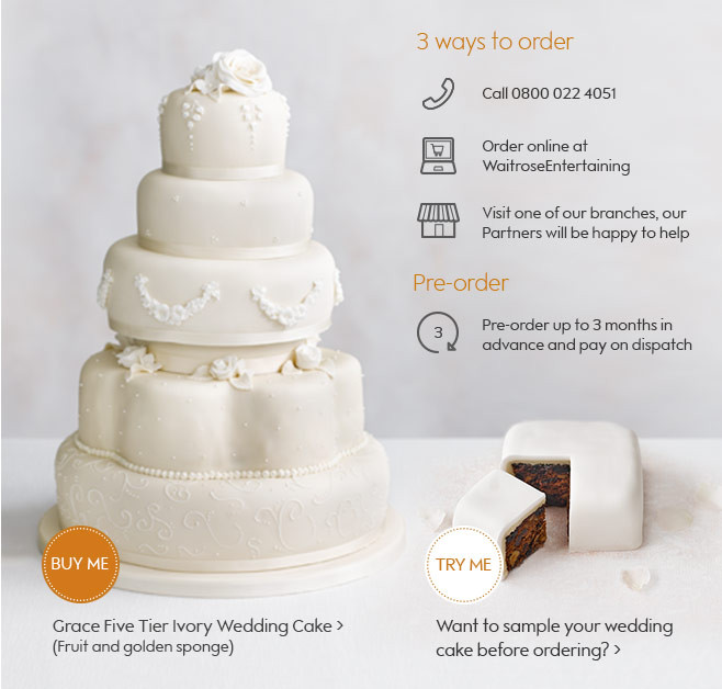 Waitrose Wedding Cakes
 Wedding Cakes Waitrose