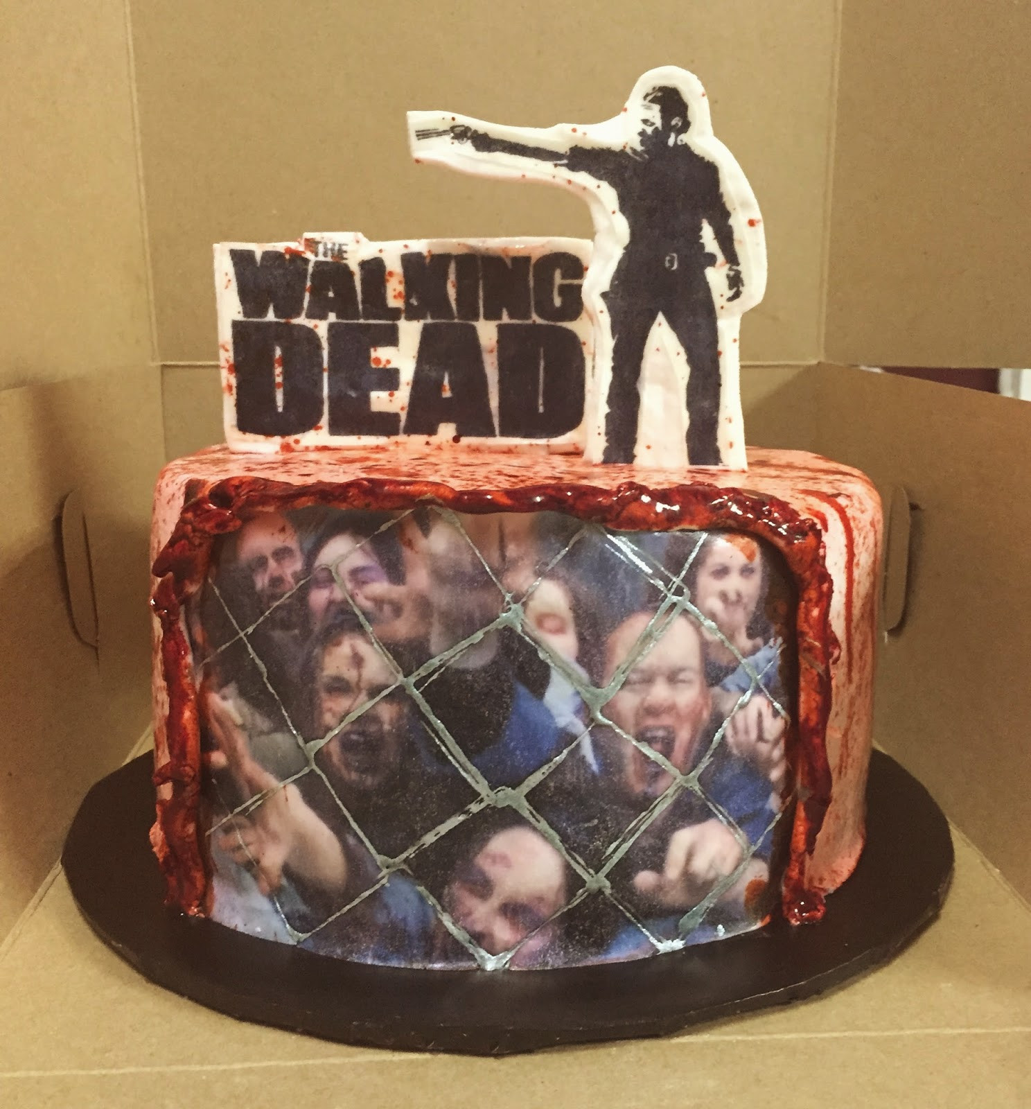 Walking Dead Wedding Cakes
 Cakes by Mindy Walking Dead Cake 8"
