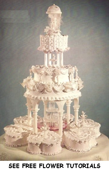 Water Fountain Wedding Cakes
 Fountain Wedding Cakes