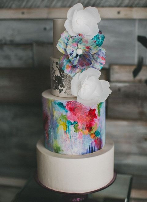Watercolor Wedding Cakes
 53 Watercolor Wedding Cakes That Really Inspire