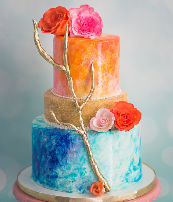 Watercolor Wedding Cakes
 Beautiful Watercolor Cakes CakeCentral