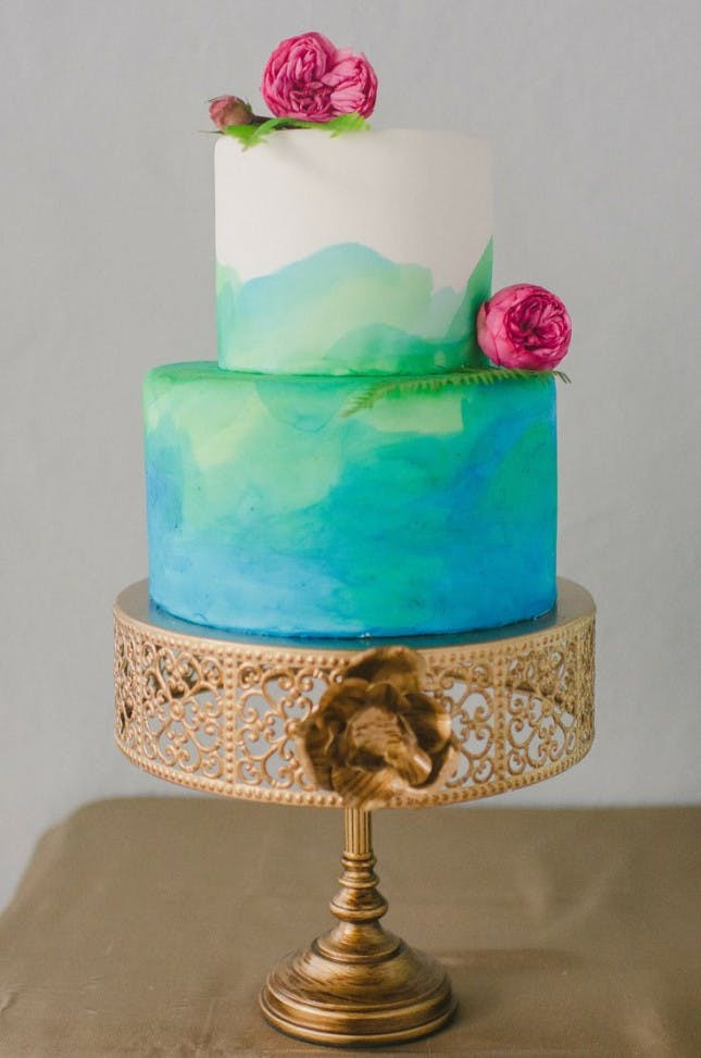 Watercolor Wedding Cakes
 22 Watercolor Cakes Almost Too Pretty to Eat