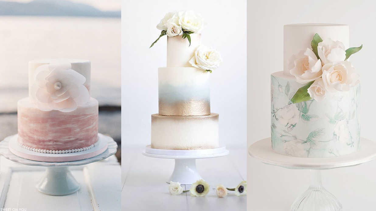 Watercolor Wedding Cakes
 Watercolor Wedding Cakes Might Be the Next Big Wedding