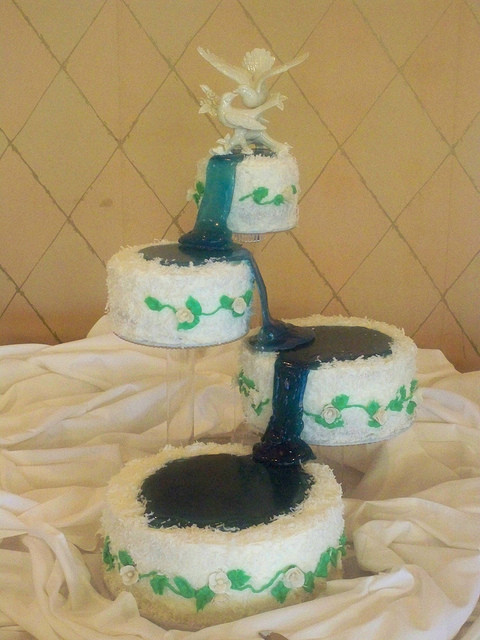 Waterfall Wedding Cakes
 Frozen Waterfall Wedding Cake