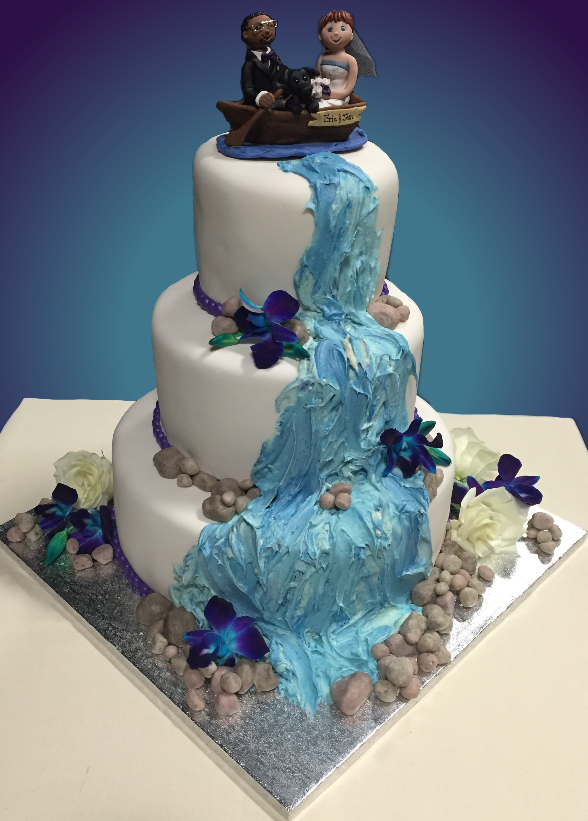 Waterfall Wedding Cakes
 Waterfall Wedding Cake Emoticakes