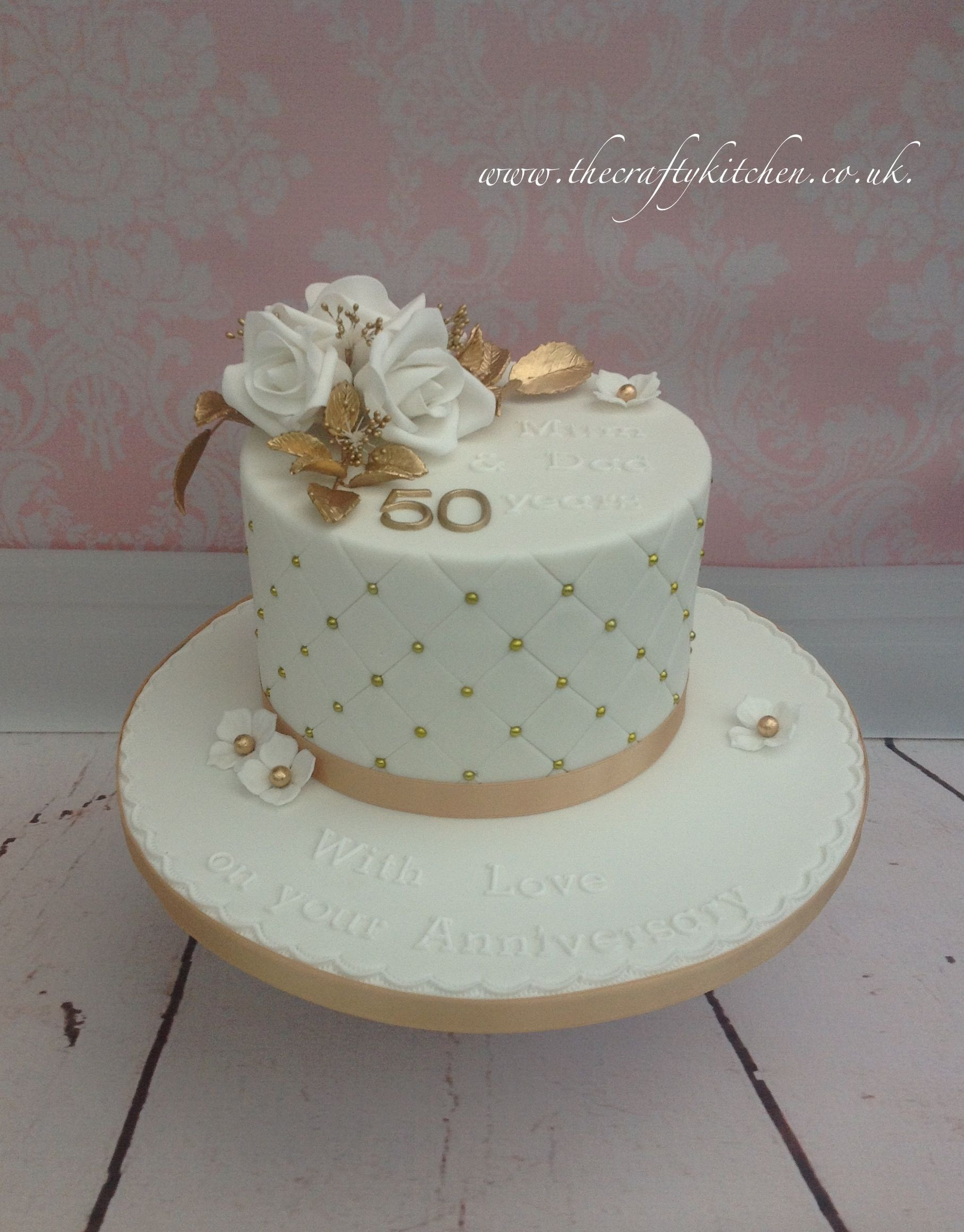 Wedding Anniversary Cakes Ideas
 Golden Wedding Anniversary Cake