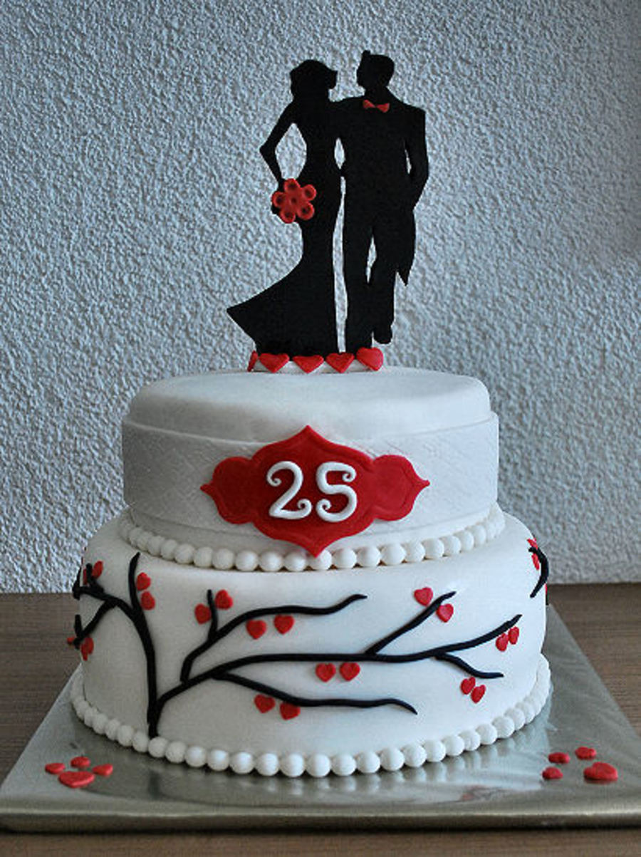 Wedding Anniversary Cakes Images
 25Th Wedding Anniversary Cake CakeCentral