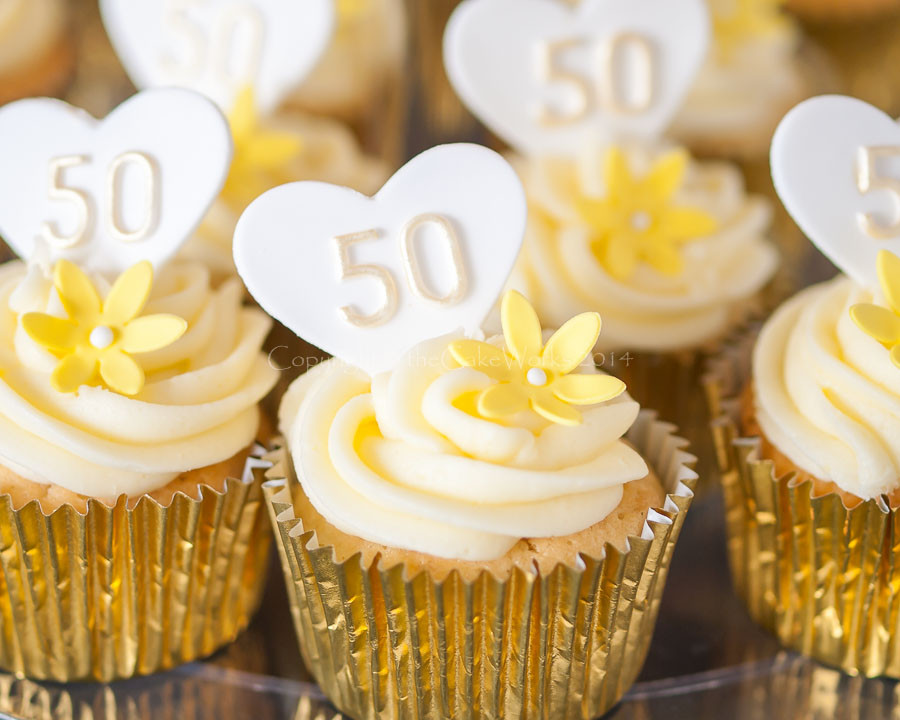 Wedding Anniversary Cupcakes Ideas
 50th Wedding Anniversary Cupcake Ideas