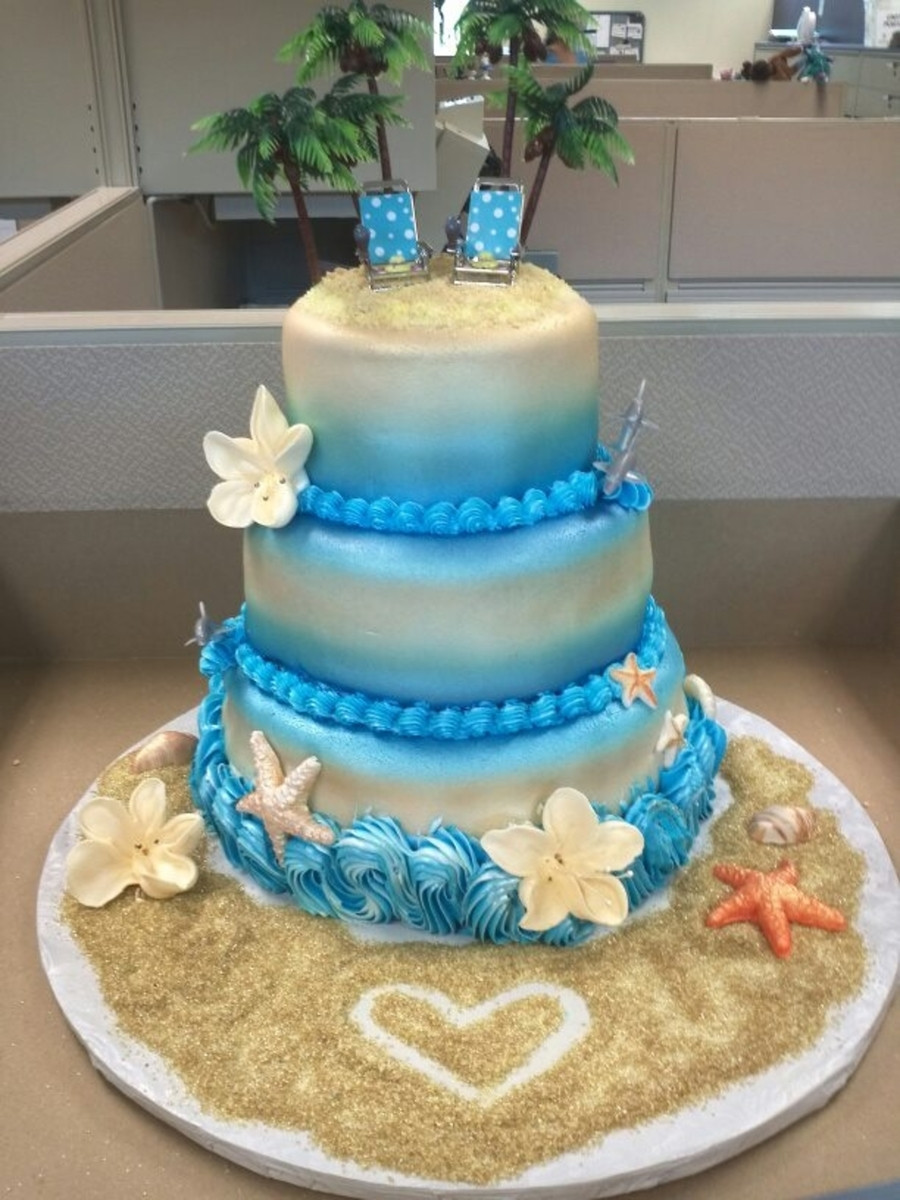 Wedding Beach Cakes
 Beach Wedding Cake CakeCentral