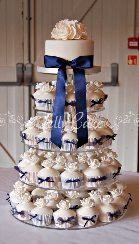 Wedding Cake And Cupcakes
 CUPCAKES AND MINI CAKES JellyCake