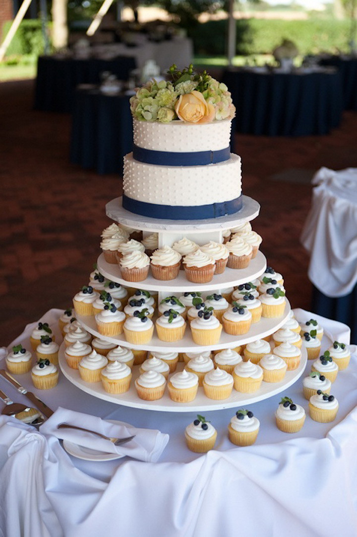 Wedding Cake And Cupcakes
 Cupcake Wedding Cakes Mon Cheri Bridals