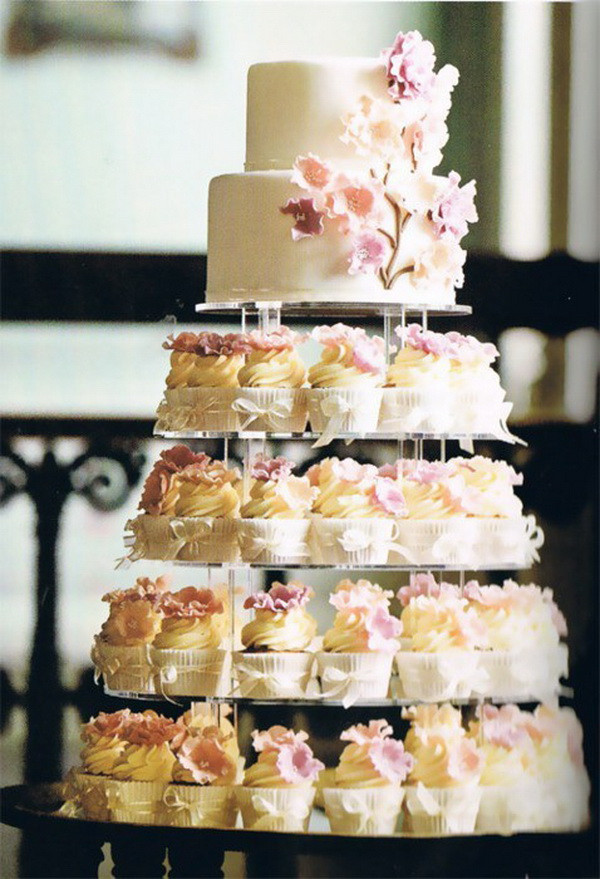 Wedding Cake And Cupcakes
 Cupcake Wedding Cakes