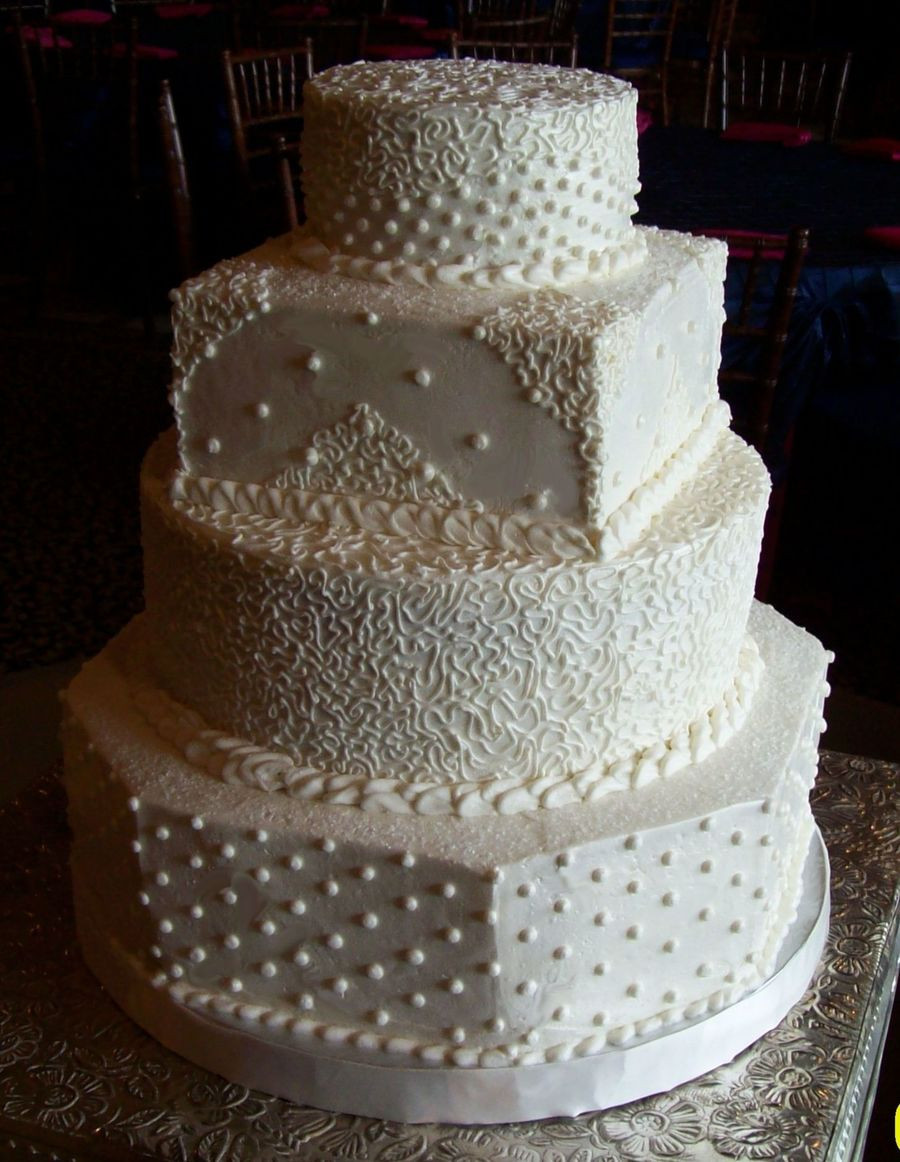 Wedding Cake Buttercream Recipe
 White Wedding Cake 1 CakeCentral