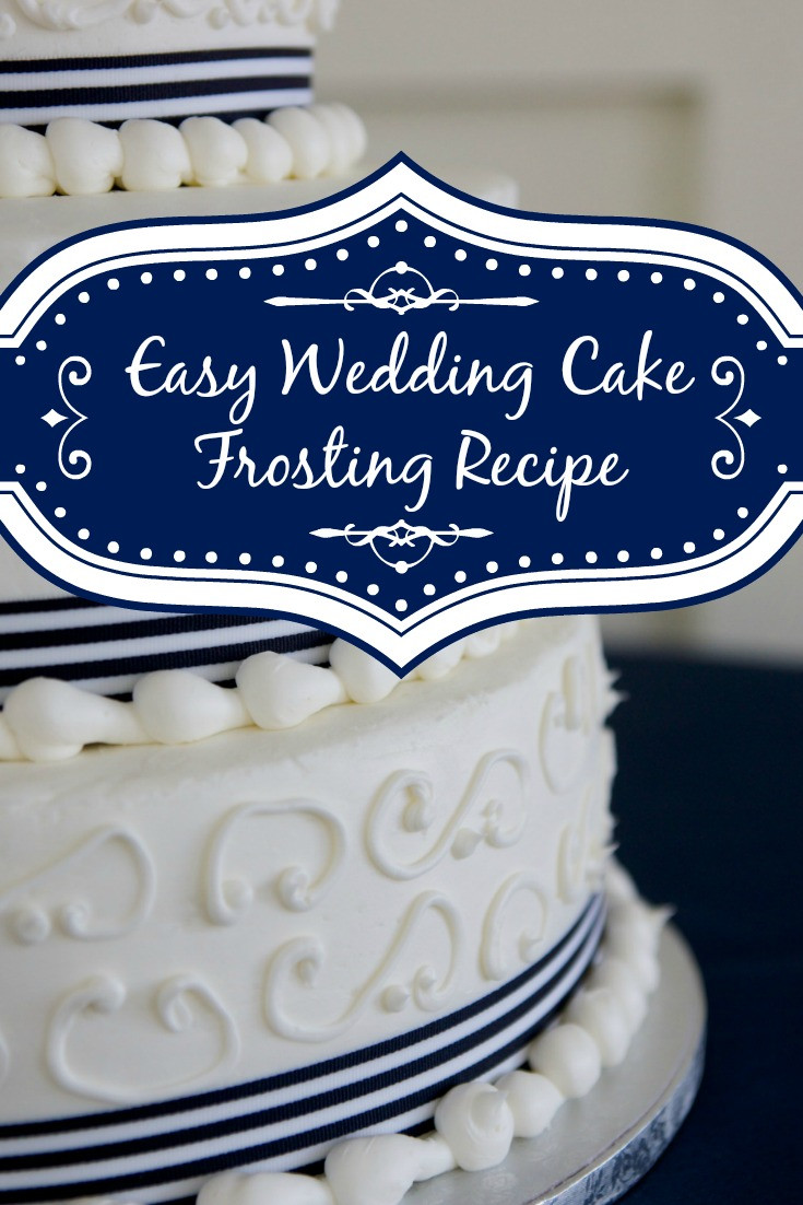 Wedding Cake Icing Recipes
 Easy White Wedding Cake Frosting Recipe Shopping Kim