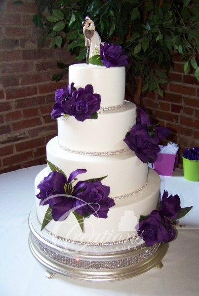 Wedding Cake Purple And White
 2015 Wedding Cakes