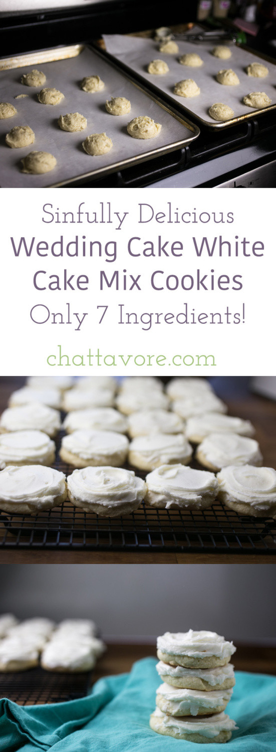 Wedding Cake Recipe Using Cake Mix
 Wedding Cake White Cake Mix Cookies Chattavore