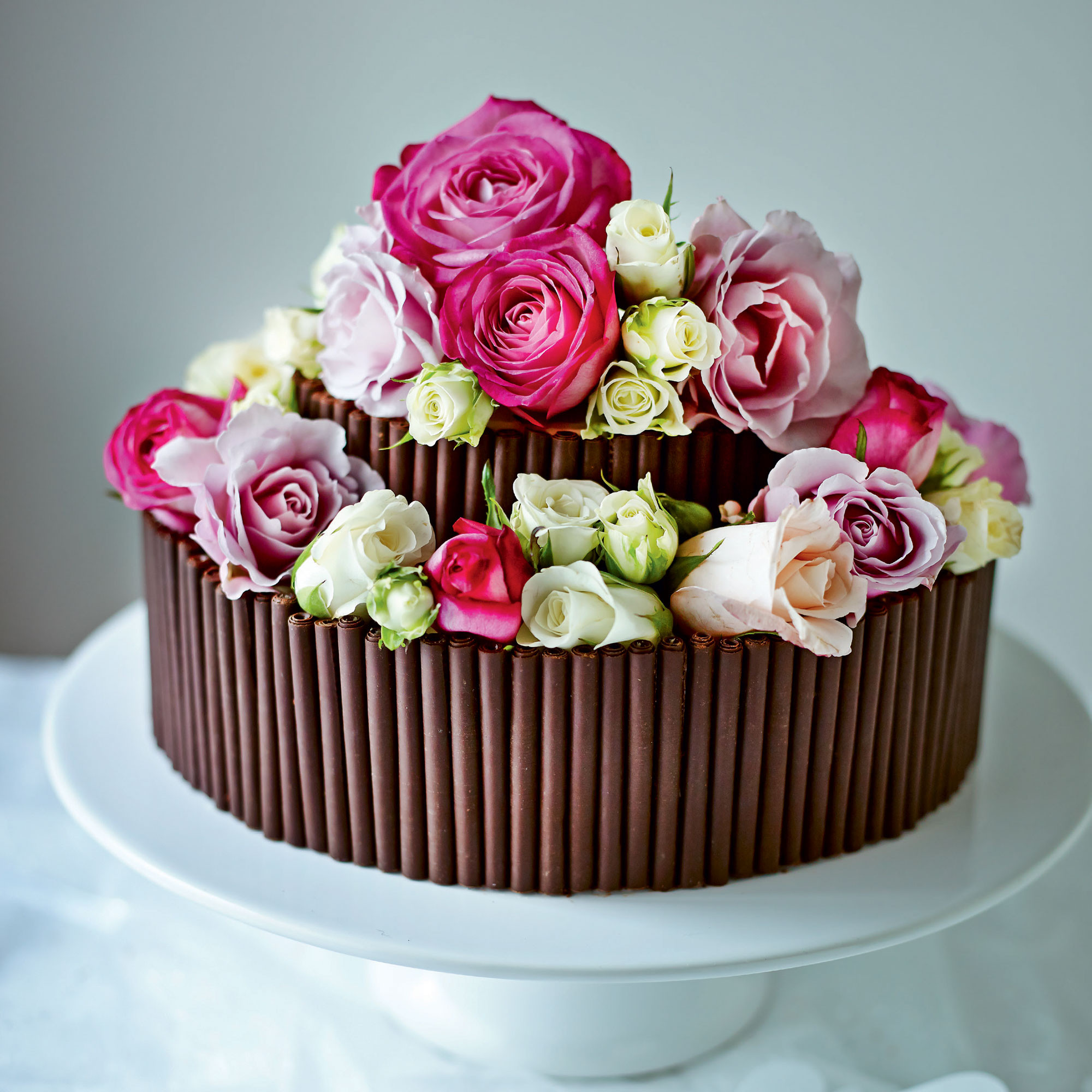 Wedding Cake Recipes
 Jo Wheatley s Rose and Chocolate Wedding Cake Woman And Home