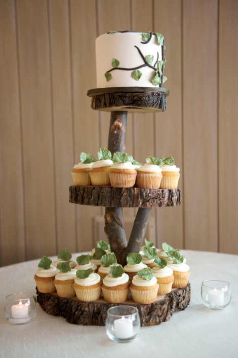 Wedding Cake Stands For Cupcakes
 Aspen Colorado Mountain Wedding Megan Bobby Rustic