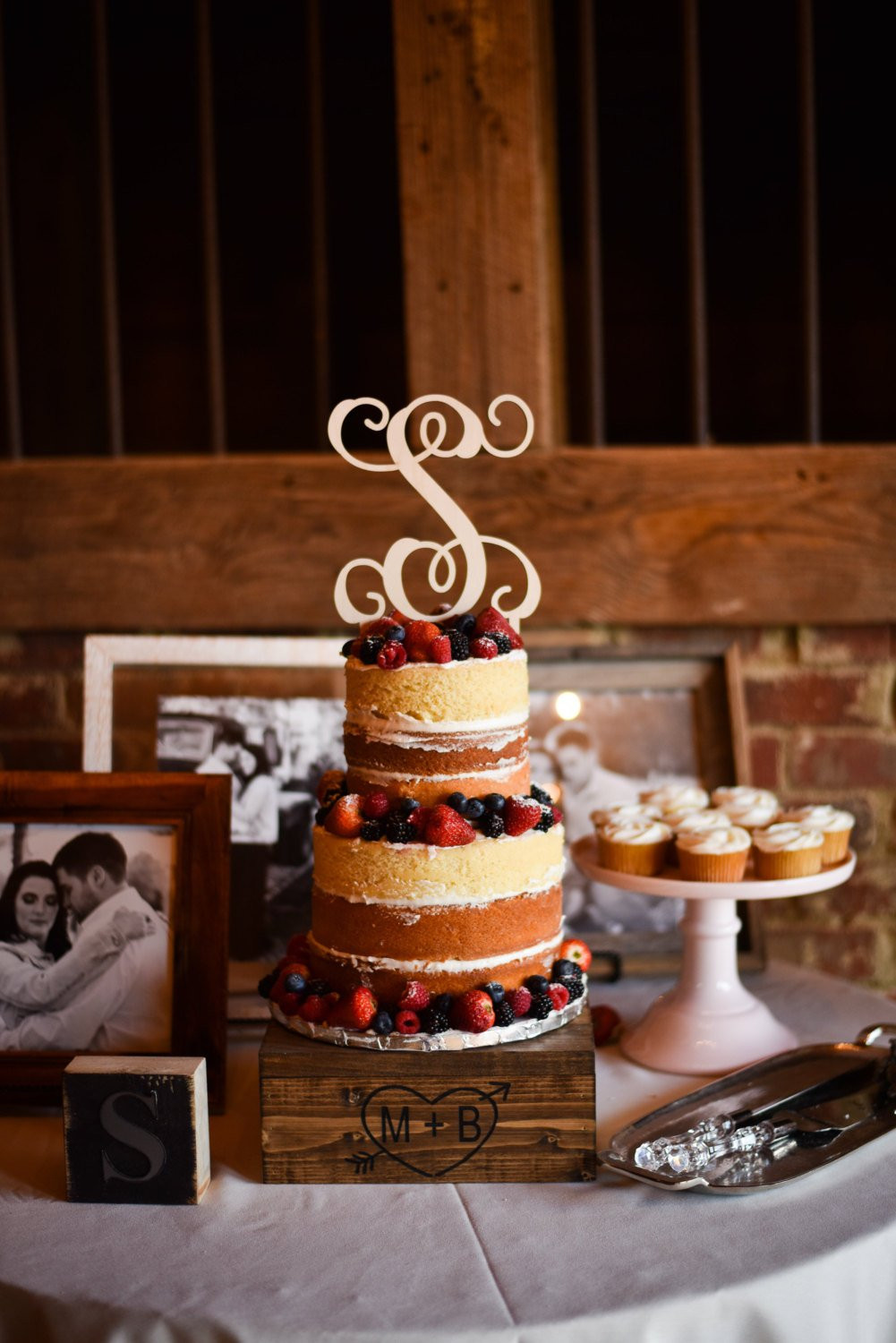 Wedding Cake Stands For Cupcakes
 Rustic Wedding Cake Stand Rustic Cupcake Stand Engraved Cake