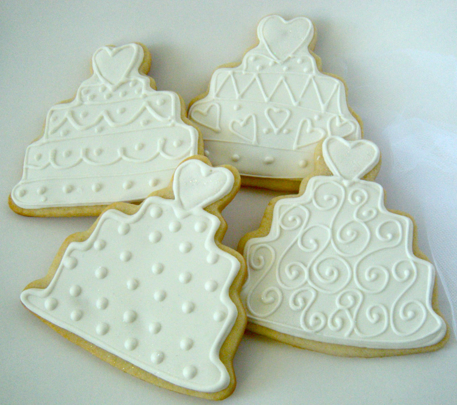 Wedding Cake Sugar Cookies
 Sweetie Petitti Wedding Cookies