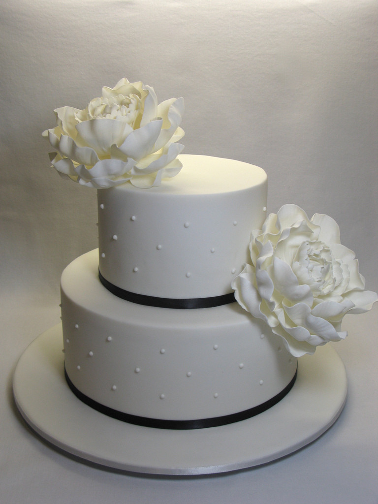 Wedding Cakes 2 Tiers
 2 Tier Peony wedding cake
