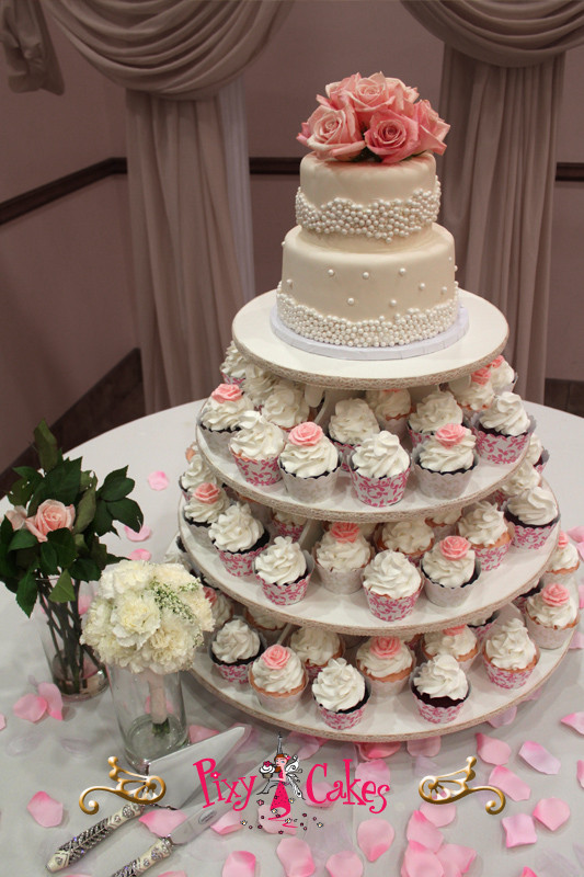 Wedding Cakes And Cupcakes
 Cupcake Towers Cupcakes and Wedding Cakes – Pixy Cakes