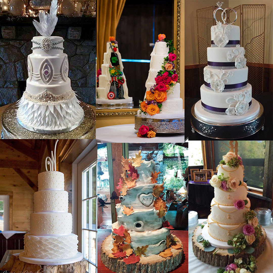 Wedding Cakes Asheville
 Fondant and Specialty Designs Asheville Wedding Cakes