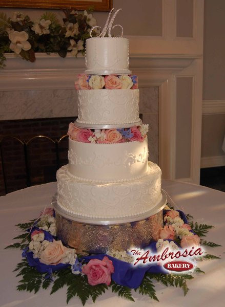 Wedding Cakes Baton Rouge
 The Ambrosia Bakery Baton Rouge LA Wedding Cake